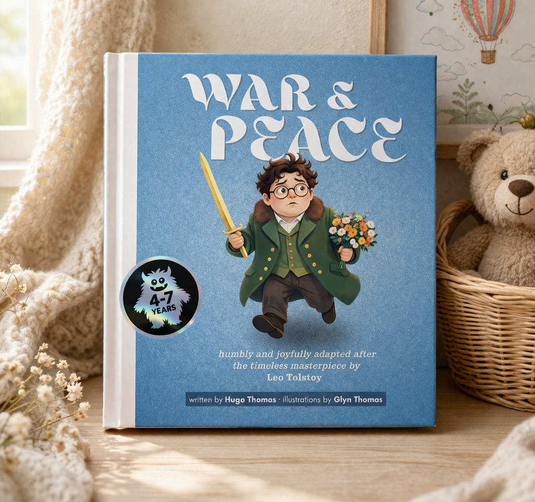 War and Peace hardcover book