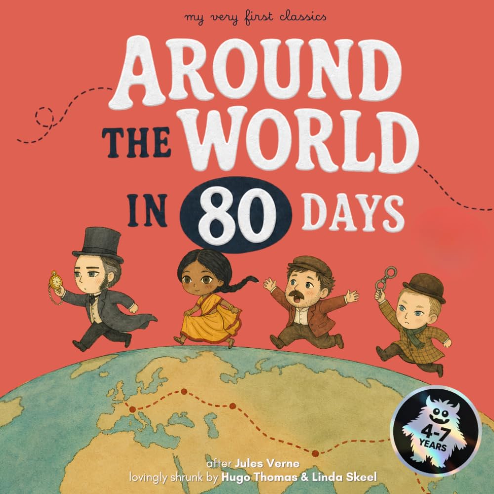 Around the World in 80 Days picture book cover